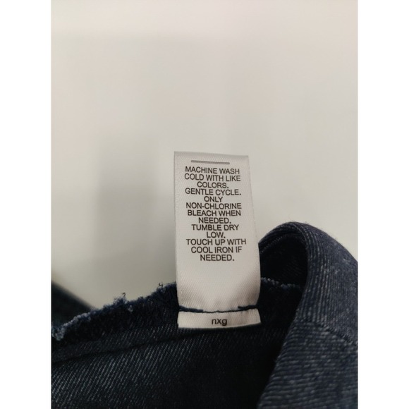 Cato Hi Rise Pants Women 16W Blue Denim Look Wide Leg Casual - Picture 9 of 15